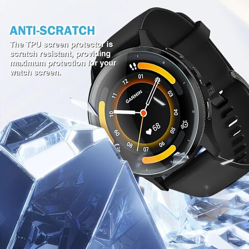 6PCS Compatible for Garmin Venu 3S 41mm Smartwatch Screen Protector Clear，HD Anti-scratch Soft TPU [Not Glass] with Ultra-thin Protector For Venu 3S Protective Film 41mm in Saudi Arabia