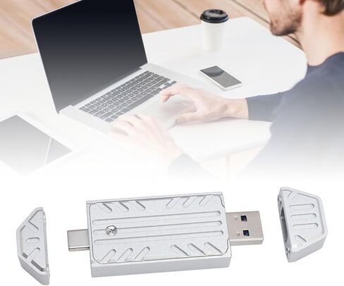M.2 NVME Type C SSD العلبة ، نقل البيانات السريعة ، اتصال سهل ، حجم مضغوط ، تطبيق واسع ، توسيع مساحة التخزين مع سبيكة الألومنيوم in Saudi Arabia