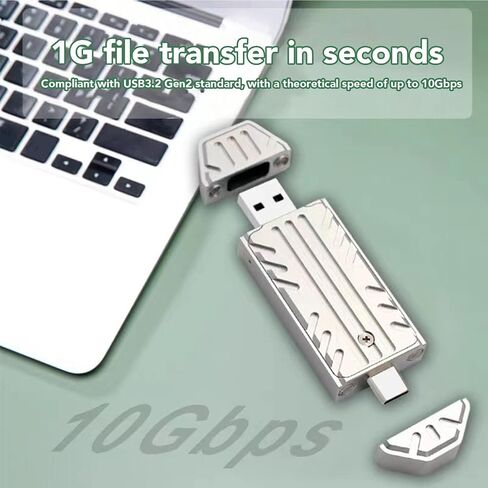 M.2 NVME Type C SSD العلبة ، نقل البيانات السريعة ، اتصال سهل ، حجم مضغوط ، تطبيق واسع ، توسيع مساحة التخزين مع سبيكة الألومنيوم in Saudi Arabia