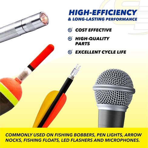 20x 3V CR435 BR435 435 Lithium Pin Type Cell Battery For Fishing Lures, Fishing Bobbers, Pen Lights, Arrow Nocks, Fishing Floats, Pole Lights, LED Flashers, Microphones, PDA Pens. in Saudi Arabia