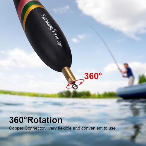Premium Balsa Fishing Set Bobbers Colorfast Water Painted Tackle Accessory for Various Fishing Needs in Saudi Arabia