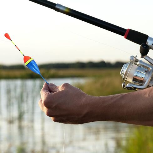 10Pcs Slip Fishing Floats Bobbers (0.6g-4.5g), Oval for Trout/Bass/Panfish in Saudi Arabia