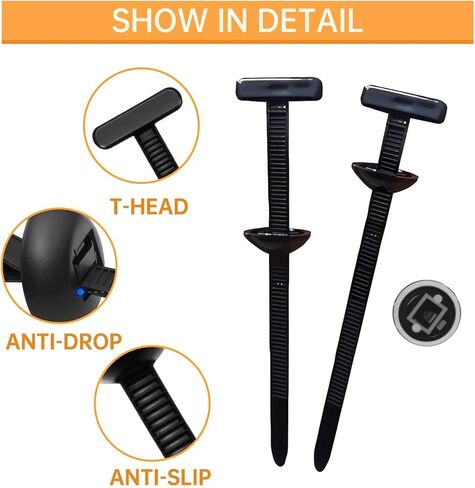 Nylon Universal Cable Tie Buckle Zip Tie (3.5 ") Automotive Push Mount صغيرة متنوعة من روابط الرمز البريدي أداة ثقيلة قفل كابل بلاستيكي مقاوم للسيارة للإصلاح اليومي (20) in Saudi Arabia