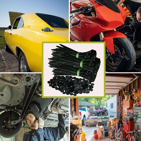 Nylon Universal Cable Tie Buckle Zip Tie (3.5 ") Automotive Push Mount صغيرة متنوعة من روابط الرمز البريدي أداة ثقيلة قفل كابل بلاستيكي مقاوم للسيارة للإصلاح اليومي (20) in Saudi Arabia