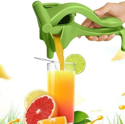 Manual Citrus Juicer Press – Handheld Lemon Squeezer for Orange, Lime, Grapefruit – Heavy Duty Juice Extractor – Easy to Use & Clean Hand Press Juicer for Kitchen – No Electricity Needed in Kuwait