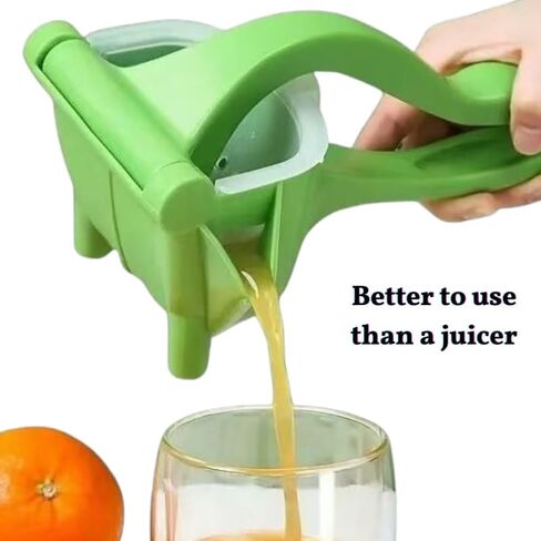 Manual Citrus Juicer Press – Handheld Lemon Squeezer for Orange, Lime, Grapefruit – Heavy Duty Juice Extractor – Easy to Use & Clean Hand Press Juicer for Kitchen – No Electricity Needed in Kuwait