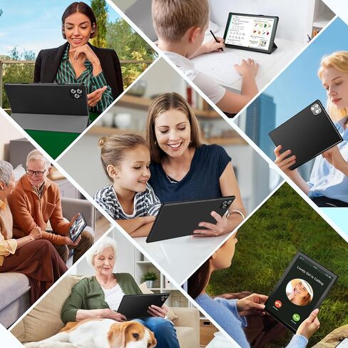 10 inch Android 15 Tablet with Keyboard - 24GB(4+20) RAM+128GB ROM(1TB Expand), 2-in-1 Tablets with 8-Core, 7200mAh, 5G WiFi, Widevine L1, GMS, with Case, Keyboard, Stylus in Saudi Arabia