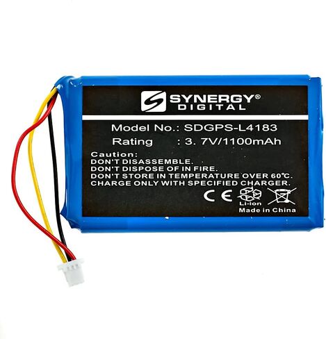 Synergy Digital GPS Battery, Compatible with Garmin 361-00056-00, 361-00056-50 GPS Battery (Li-Ion, 3.7V, 1100 mAh) in Saudi Arabia