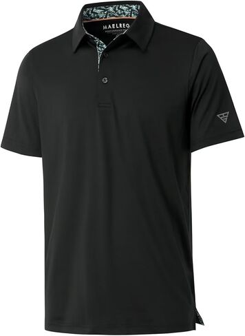 Mens Polo Shirts Short and Long Sleeve Casual Solid Stylish Dry Fit Performance Designed Collared Golf Polo Shirts for Men in Saudi Arabia
