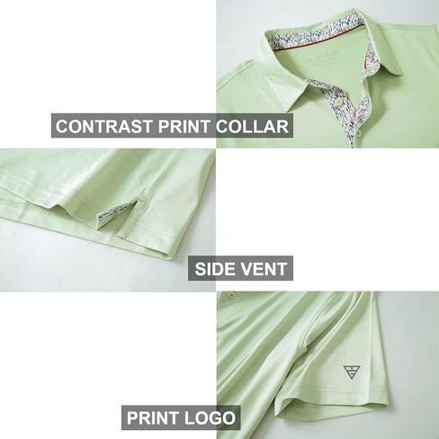 Mens Polo Shirts Short and Long Sleeve Casual Solid Stylish Dry Fit Performance Designed Collared Golf Polo Shirts for Men in Saudi Arabia