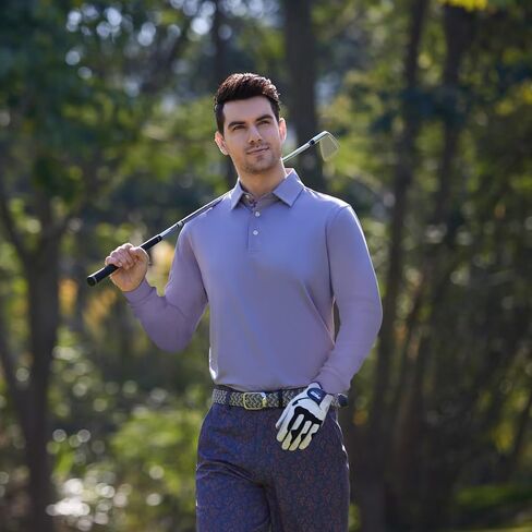Mens Polo Shirts Short and Long Sleeve Casual Solid Stylish Dry Fit Performance Designed Collared Golf Polo Shirts for Men in Saudi Arabia