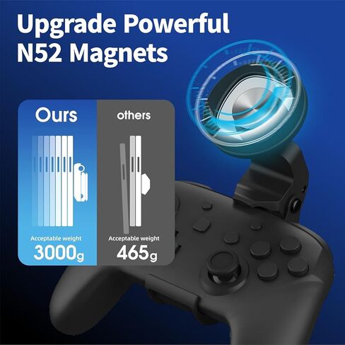 حامل هاتف وحدة تحكم DOYO - حامل هاتف ألعاب Gamepad Clamp MagSafe متوافق مع Xbox One، وحدات تحكم سلسلة Xbox، Android، الهواتف المحمولة in Kuwait