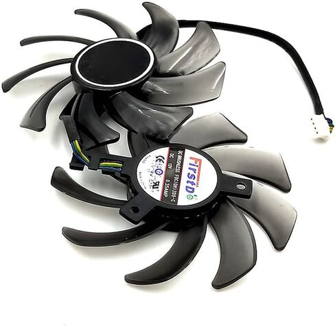 2PCS Card Card Fans FDC10H12D9-C 85mm 4Pin Coard Fan لـ 1070 1070 8g 1060 1080 بطاقة فيديو in Saudi Arabia