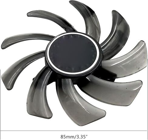 2PCS Card Card Fans FDC10H12D9-C 85mm 4Pin Coard Fan لـ 1070 1070 8g 1060 1080 بطاقة فيديو in Saudi Arabia