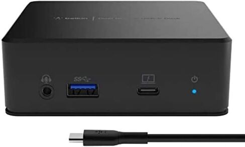Belkin USB-C Dual Display Docking Station - Type-C, USB 3.2 Gen 1, Black in Saudi Arabia