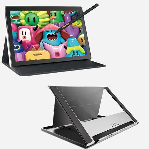Huion kamvas slate 10 قرص مستقل رسم مستقل لا يوجد جهاز كمبيوتر مطلوب مع شاشة كاملة المصنفة ، 10.1 "قرص فني رقمي مع 4096 مستويات القلم قابلة للتعديل ، Android 12 ، 8GB+128GB in Saudi Arabia