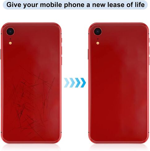 استبدال الزجاج الخلفي لـ iPhone XR (A1984 A2105 A2106 A2107 A2108) جميع شركات الطيران لا توجد مجموعة أدوات إصلاح (لـ XR White) (أبيض) in Kuwait