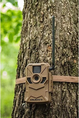 MUDDY Merge 3-Pack Cellular Trail Cameras – 26MP, LTE Dual SIM, Color Night Vision, App Control – Includes 3 Cameras for Ultimate Coverage, Solar Panels, SD Cards, and Cleaning Cloth (3PK) in Saudi Arabia