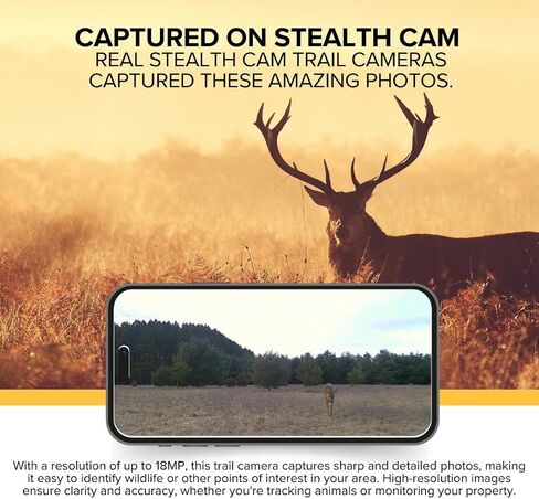 Stealth Cam Browtine 18MP Digital Trail Camera Combo with SD Card and Batteries Bundle with Focus Card Reader (4 Pack) in Saudi Arabia