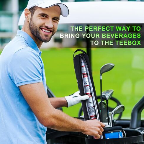 Golf Cooler Bag Golf Accessories for Men and Small Soft Cooler Bags Insulated Beer Cooler Holds a 6 Pack of Cans or Two Bottles of Wine in Saudi Arabia