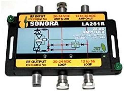 LA281R-T (1) إدخال Coax ، 28 ديسيبل مكبر للصوت مع عودة 2-42 ميغاهيرتز in Saudi Arabia