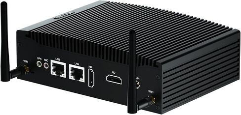 Histton Mini Mini PC PC ، Dual Core Core I5-8265U ، DDR4 16GB RAM 512GB SSD ، 2 RS232 COM ، 2 LAN ، 2 HD DUAL OUTPUT in Kuwait