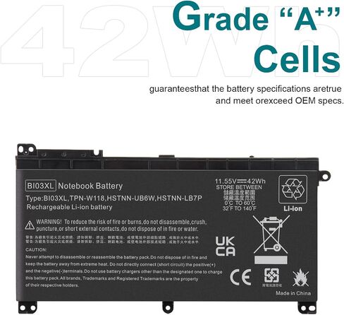 TREE.NB BI03XL 0N03XL 844203-850 844203-855 Laptop Battery for HP Pavilion X360 m3-u m3-u001dx 13-u HSTNN-UB6W HSTNN-LB7P 915486-855 915230-541 Battery for HP Stream 14-ax000 14-ax010wm in Saudi Arabia