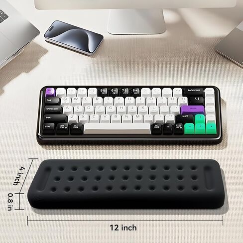 L-Shaped Desk Edge Rest Set (2-Piece) - Ergonomic Memory Foam Support for Wrist, Forearm & Elbow Comfort - Non-Slip, Adjustable Design in Saudi Arabia