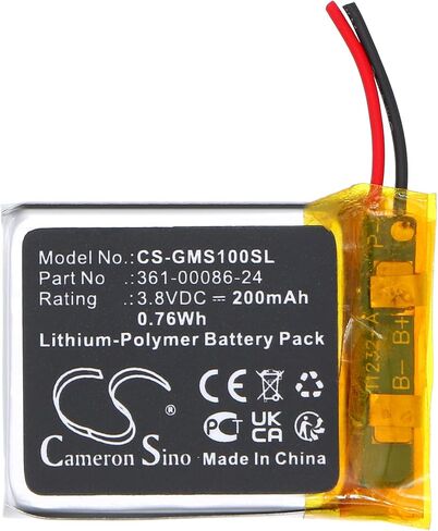 بطارية لـ Garmin Instinct Solar GPS PN: Garmin 361-00086-24 200MAH / 0.76WH in Saudi Arabia