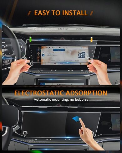 CDEFG (6Pcs for 2025 2026 Jeep Wagoneer S Screen Protector, 12.3 Inch Touchscreen & 12.3 Inch Instrument & 10.25 Inch Lower Screen, Wagoneer S (Limited, Launch Edition) Accessories Nano Foils in Saudi Arabia