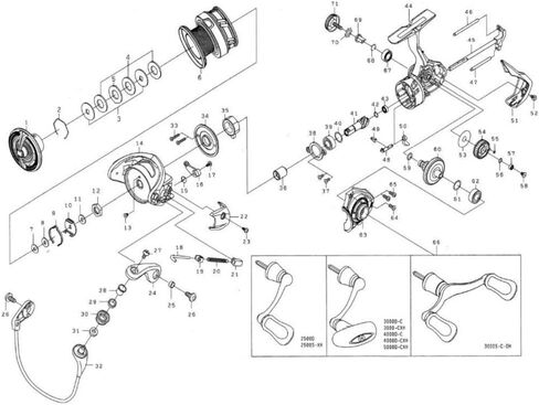 DAIWA Genuine Part 18 Legacy LT2500D Drag Knob Part Number 1 Part Code 139761 00060013139761 in Saudi Arabia