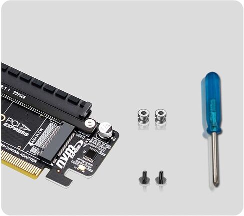 PH43 PCIE4.0 x16 إلى X8 x4 x4 split expression card dual NVME محول متوافق مع M.2 NVME 2230 2242 2260 2280 22110 SSD in Saudi Arabia