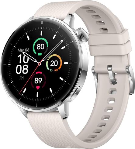 OnePlus Watch 3 43mm Black Steel, WearOS, Black Steel, 32GB Storage, 60h Battery Life, Bluetooth, GPS Navigation, Round Face, 1.32-Inch Display in Kuwait