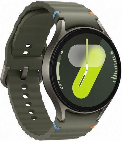 Samsung Galaxy Watch 7 (44 مم) AI Smartwatch w/ 1.5 "AMOLED ، WEAR OS 5 ، WI-FI ، Bluetooth ، معدل ضربات القلب ، توقف التنفس أثناء النوم ، GPS Tracker ، Model International L310 (w/ Fast Charger ، Green) (Renefed) in Saudi Arabia