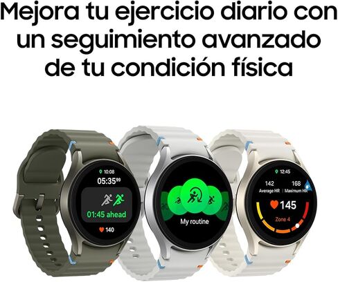 Samsung Galaxy Watch 7 (44 مم) AI Smartwatch w/ 1.5 "AMOLED ، WEAR OS 5 ، WI-FI ، Bluetooth ، معدل ضربات القلب ، توقف التنفس أثناء النوم ، GPS Tracker ، Model International L310 (w/ Fast Charger ، Green) (Renefed) in Saudi Arabia