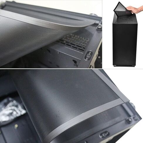 Durable Magnetic Computer PC Cooling Fan Anti-dust Net Cooler Fan Cover Dust Filter Mesh 12 * 24cm in Saudi Arabia