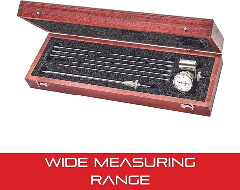 قرص تشويه العمود المرفقي من Starrett/مقياس الضغط مع ملحق موازنة - نطاق 2-3/8 بوصة - 18 بوصة، قراءة قرص 0-20-0، تخرج 001 بوصة - 696Z in Saudi Arabia
