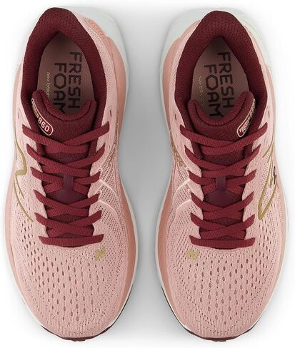 New Balance Women's Fresh Foam X 860 V13, Pink Moon/Nb Burgundy, 8.5 in Saudi Arabia