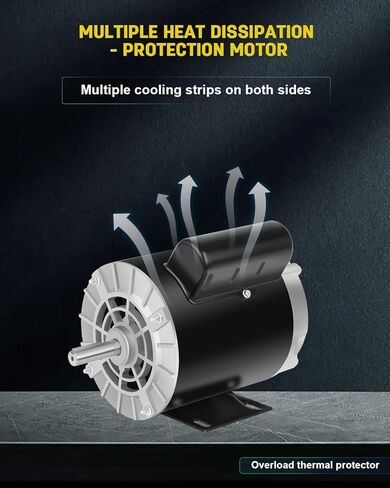 محرك كهربائي لضاغط الهواء، 5SPL HP 3450 دورة في الدقيقة، مرحلة واحدة 230 فولت، 56 إطارًا 5/8 بوصة، عمود مفتاح 60 هرتز، دوران CCW للخدمة التجارية، طول العمود 1.88 لضواغط الهواء in Kuwait