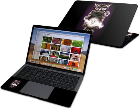 Mayyskins Skin متوافق مع Apple MacBook Air 13 "(2020-2018) - Raven الكهربائي | غطاء واقي من فريد فينيل وغطاء فريد من نوعه | يسهل تطبيقه وإزالته وتغيير الأنماط | مصنوعة في الولايات المتحدة الأمريكية in Saudi Arabia