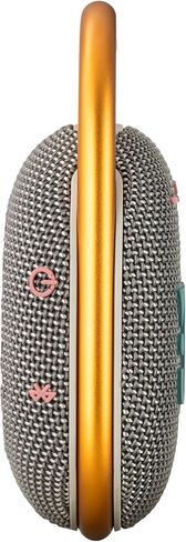 مقطع JBL 4 مكبر صوت بلوتوث المحمول مع Carabiner المدمج | مكبرات الصوت اللاسلكية المضادة للماء IP67 للسفر والهواء الطلق | صوت جريء ، عمر بطارية طويل (أزرق) + محول USB + قطعة قماش من الألياف الدقيقة in Kuwait