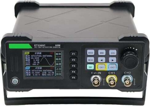 Satellite Finder, ET3320C/ET3340C Digital DDS Signal Generator Waveform Generator Pulse Signal Source 300MSa/s Frequency Meter AM/FM/PM Modulation Function for Adjusting Sat Dish(3320C 20MHz) in Saudi Arabia