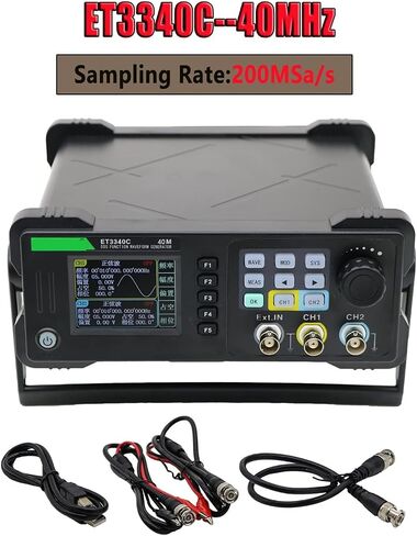Satellite Finder, ET3320C/ET3340C Digital DDS Signal Generator Waveform Generator Pulse Signal Source 300MSa/s Frequency Meter AM/FM/PM Modulation Function for Adjusting Sat Dish(3320C 20MHz) in Saudi Arabia