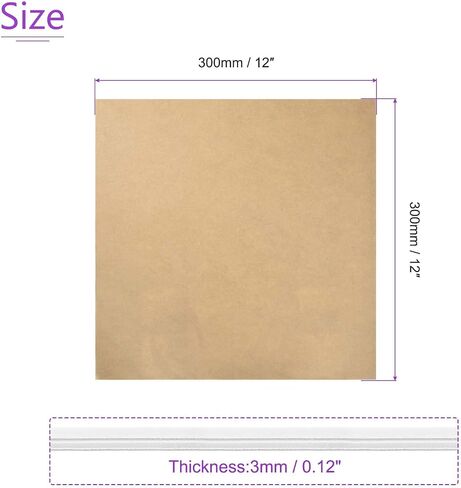 DMiotech 12" x 12" 3mm Thick Plastic Acrylic Board Acrylic Sheet PMMA Acrylic Board for Craft DIY Display Project Sign Blank Green Clear in Saudi Arabia