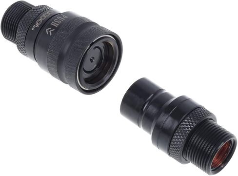 Alphacool 17368 Eiszapfen Quick Release Connector kit with Double Bulkhead G1/4 Inner Thread - deep Black Water Cooling Fittings in Saudi Arabia