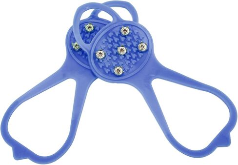 P ISkid Mpons with 5 Teeth - G for Winter Clim and Outdoor Activities - Fits Various Footwear (M) in Saudi Arabia