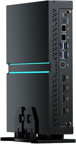 Thdeukoty mini gaming pc i9-13900f with geforce rtx4070 ، mini game desktop computer 64g ddr5 ram 2t ssd ، windows 11 pro ، wifi6e bt5.3 ، optical ، 1* hdmi 3* dp ، 8k ، أربعة عرض للألعاب/التصميم in Kuwait