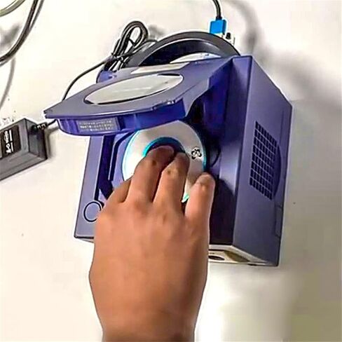 استبدال Card Card Replacement+Swiss Boot Disc DVD لـ Gamecube NTSC-U SD2SP2 محول إكسسوارات اللعبة (أسود) in Saudi Arabia
