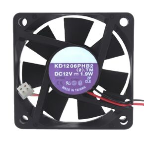KD1206PHB2 Fan 6CM for 12V 1.9W 6015 60X60X15MM 2-Wire Cooling Fan in Saudi Arabia