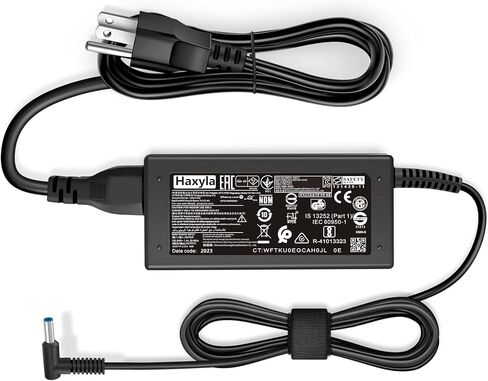 45W Charger 741727-001 متوافق مع HP Bookbor Stream 11 13 14 Pavilion Envy X360 TPN-LA15 TPN-CA14 R-41013153 L25296-001 L25296-002 L25296-003 2133349-109 in Kuwait